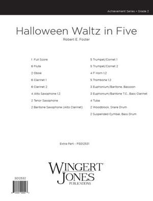 Foster, R E: Halloween Waltz In Five - Full Score