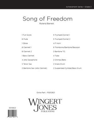 Barrett, R: Song Of Freedom - Full Score
