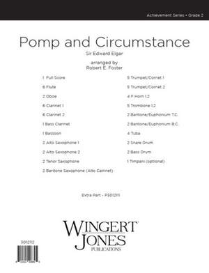 Elgar, E: Pomp and Circumstance - Full Score