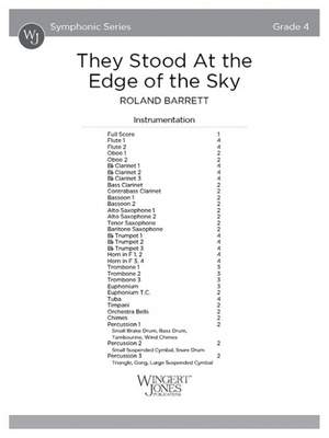 Barrett, R: They Stood At The Edge Of The Sky - Full Score