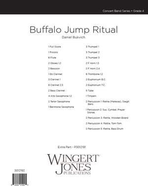 Bukvich, D: Buffalo Jump Ritual - Full Score