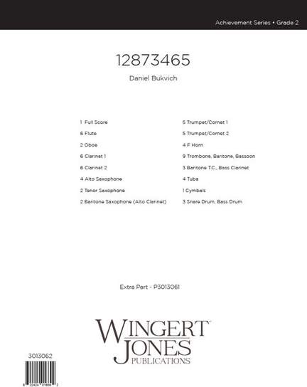Bukvich, D: 12873465 - Full Score