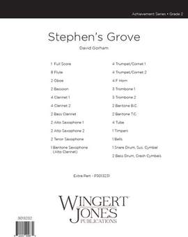 Gorham, D: Stephen's Grove - Full Score