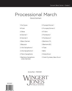 Gorham, D: Processional March - Full Score