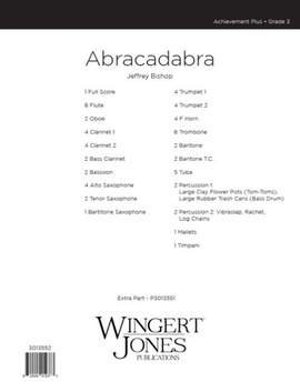 Bishop, J S: Abracadabra - Full Score
