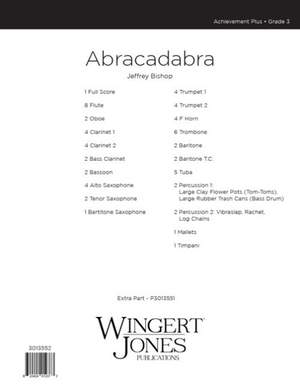 Bishop, J S: Abracadabra - Full Score