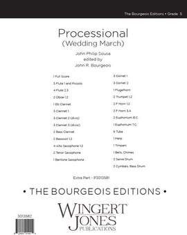 Sousa, J P: Processional (Wedding March) - Full Score