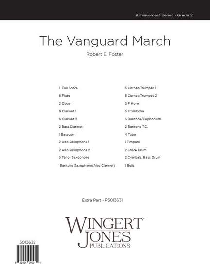 Foster, R E: The Vanguard March - Full Score