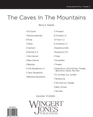 Kopetz, B E: Caves In The Mountains - Full Score