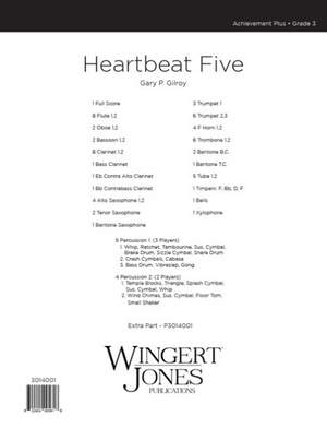Gilroy, G P: Heartbeat Five - Full Score