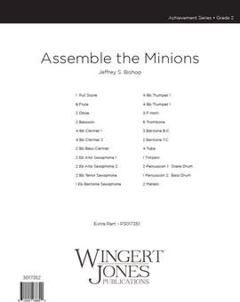 Bishop, J S: Assemble the Minions! - Full Score