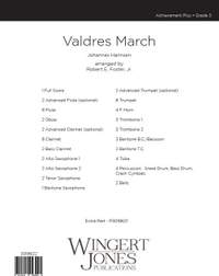 Hanssen, J: Valdres March - Full Score