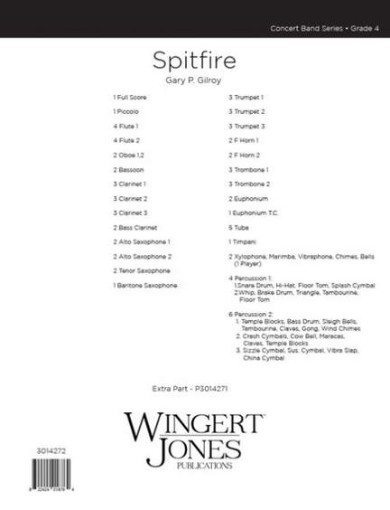 Gilroy, G P: Spitfire - Full Score