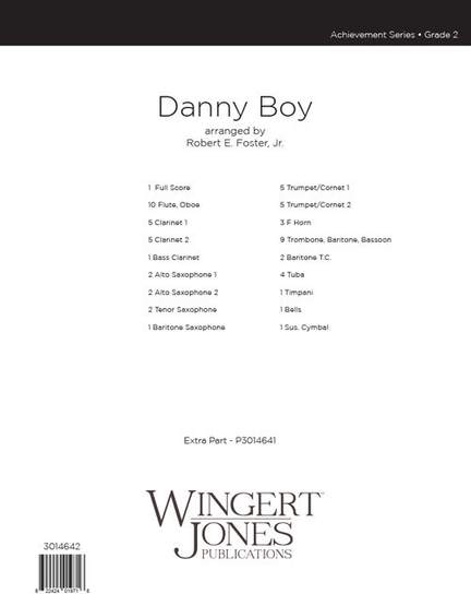 Foster Jr, R E: Danny Boy - Full Score
