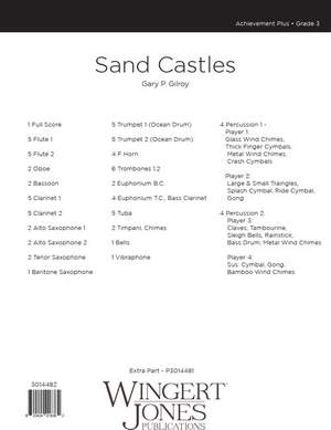 Gilroy, G P: Sand Castles - Full Score