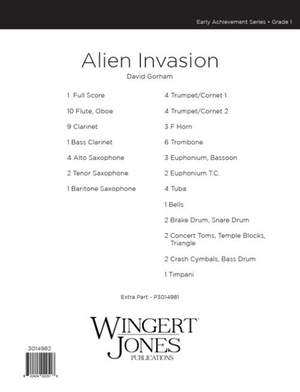 Gorham, D: Alien Invasion - Full Score