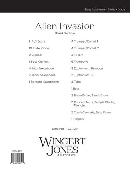 Gorham, D: Alien Invasion - Full Score