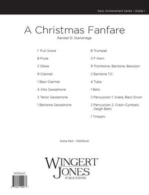 Standridge, R: A Christmas Fanfare - Full Score