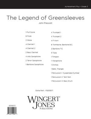 Prescott, J: The Legend Of Greensleeves - Full Score