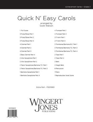 Watson, S: Quick N' Easy Carols - Full Score