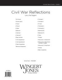 MacTaggart, L: Civil War Reflections - Full Score