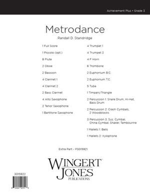 Standridge, R: Metrodance - Full Score