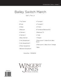 Fox Jr., E J: Bailey Switch March - Full Score