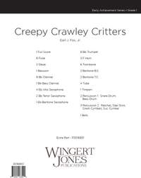 Fox Jr., E J: Creepy Crawley Critters - Full Score