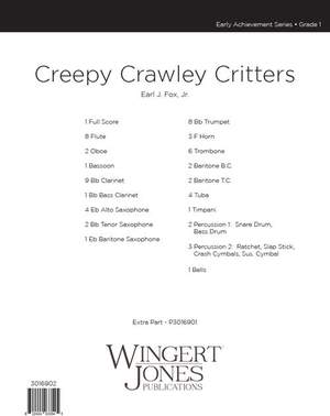 Fox Jr., E J: Creepy Crawley Critters - Full Score