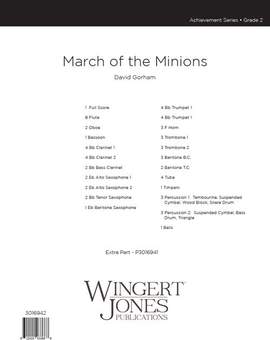 Gorham, D: March of the Minions - Full Score