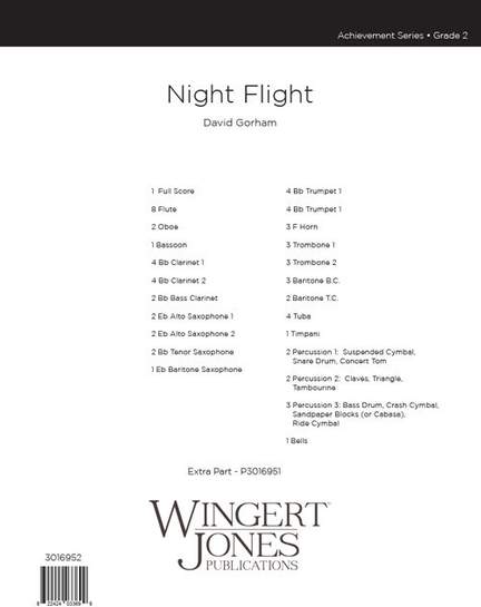 Gorham, D: Night Flight - Full Score