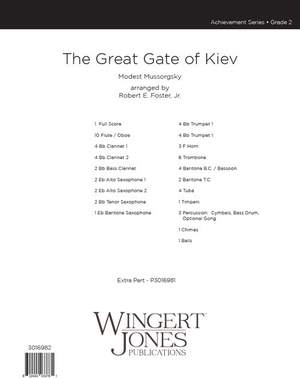 Moussorgsky, M: The Great Gate of Kiev - Full Score