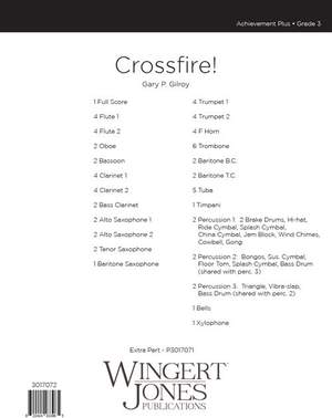 Gilroy, G P: Crossfire! - Full Score