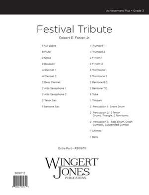 Foster Jr, R E: Festival Tribute - Full Score