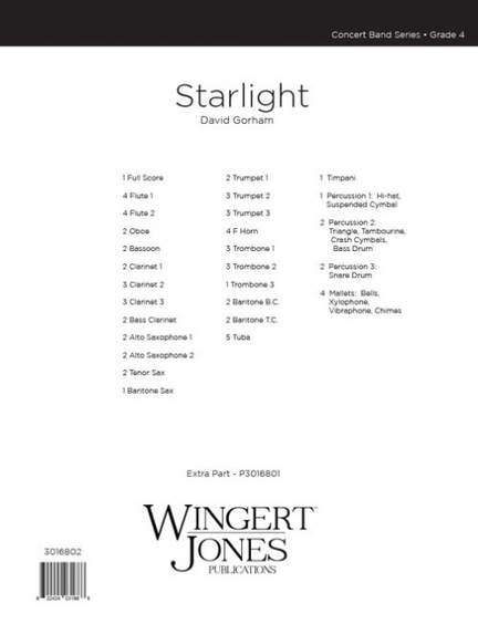 Gorham, D: Starlight - Full Score