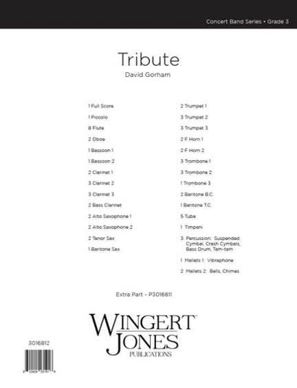 Gorham, D: Tribute - Full Score