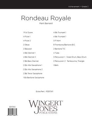 Barnard, M: Rondeau Royale - Full Score