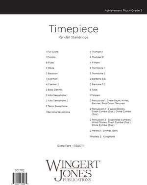 Standridge, R: Timepiece - Full Score