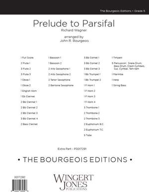 Wagner, R: Prelude to Parsifal - Full Score