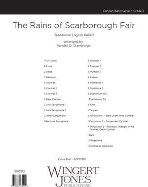 Standridge, R: The Rains of Scarborough Fair - Full Score