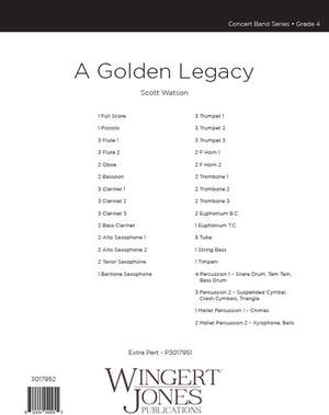 Watson, S: A Golden Legacy - Full Score