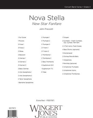 Prescott, J: Nova Stella - Full Score