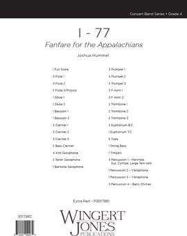 Hummel, J: I-77 - Full Score