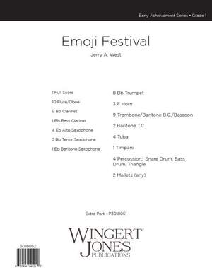 West, J A: Emoji Festival - Full Score
