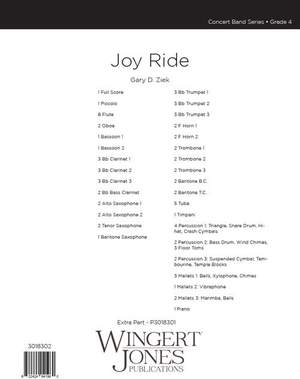 Ziek, G: Joy Ride - Full Score