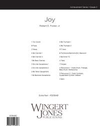 Foster Jr, R E: Joy - Full Score