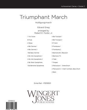 Grieg, E: Triumphant March - Full Score