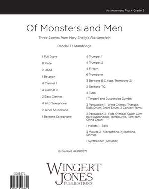 Standridge, R: Of Monsters and Men - Full Score