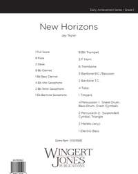 Taylor, J: New Horizons - Full Score