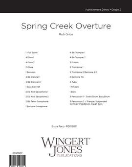 Grice, R: Spring Creek Overture - Full Score